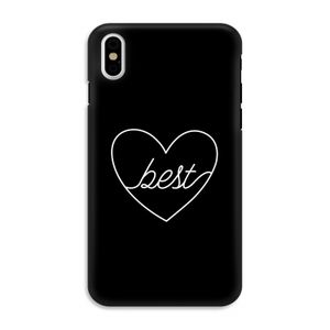 Best heart black: iPhone XS Tough Case