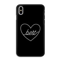 Best heart black: iPhone XS Tough Case