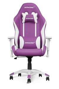 AKRacing California PC-gamestoel Gestoffeerde gevoerde zitting Violet, Wit