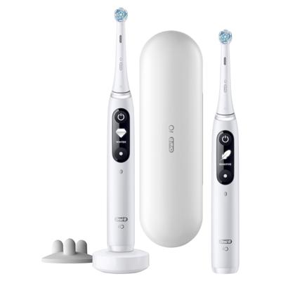 Oral-B iO - 7s - Elektrische Tandenborstels Wit, Duopack Oral-B iO - 7s - Elektrische Tandenborstels Wit, Duopack
