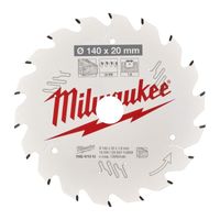 Milwaukee Accessoires Cirkelzaagblad P W 140x20x1,6x18ATB - 4932471310 - thumbnail