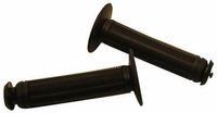 VWP handvat BMX 120 mm rubber zwart 3-delig