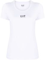 Ea7 Emporio Armani t-shirt à logo imprimé - Blanc