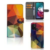 Motorola Moto G10 | G20 | G30 Book Case Polygon Color - thumbnail