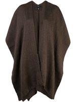 VOZ poncho court en maille - Marron