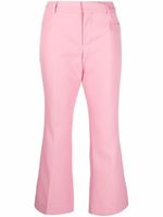 AMI Paris pantalon court à coupe évasée - Rose