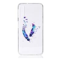 Shop4 - Samsung Galaxy A7 (2018) Hoesje - Zachte Back Case Veren en Vogels
