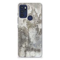 Motorola Moto G60s TPU Siliconen Hoesje Beton Print