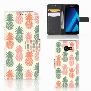 Samsung Galaxy A5 2017 Book Cover Ananas