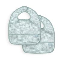 Jollein slab waterproof - set van 2- snake soft green