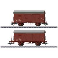 Märklin 46067 H0 2-delige set overdekte goederenwagons Kassel van de NSB - thumbnail