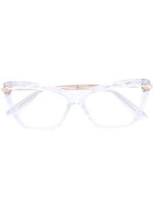 Dolce & Gabbana Eyewear lunettes de vue à monture papillon - Tons neutres