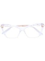 Dolce & Gabbana Eyewear lunettes de vue à monture papillon - Tons neutres - thumbnail