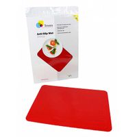 Anti-slip matten rechthoekig rood 45 x 38 cm