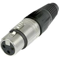 Neutrik NC3FX XLR-connector Bus, recht Aantal polen: 3 Zilver 1 stuk(s) - thumbnail