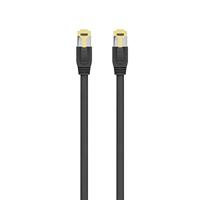 Ewent IM1194 - netwerkkabel Cat 8.1 - dubbel afgeschermd S/FTP - universele compatibiliteit - geschikt voor high-speed binnenruimtes - lengte 10 m - kleur zwart