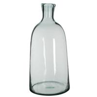 Mica Decorations Florine Glazen Fles - H58 x Ø26 cm - Gerecycled Glas