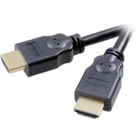 SpeaKa Professional SP-7869884 HDMI-kabel HDMI Aansluitkabel HDMI-A-stekker, HDMI-A-stekker 1.50 m Zwart 4K UHD, Audio Return Channel (ARC), Vergulde - thumbnail