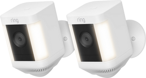 Ring Spotlight Cam Plus - Battery - Wit - 2-pack