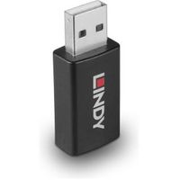 Lindy 71263 tussenstuk voor kabels USB Type A Zwart - thumbnail