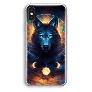 Wolf Dreamcatcher: iPhone XS Transparant Hoesje