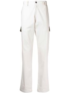 Isaia pantalon Drill à poches cargo - Blanc