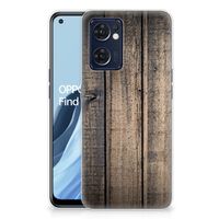 OPPO Reno 7 5G | Find X5 Lite Bumper Hoesje Steigerhout - thumbnail