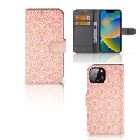 Apple iPhone 14 Telefoon Hoesje Pattern Orange - thumbnail