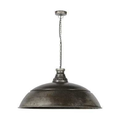 Livin24 Industriële Hanglamp Harley Oud Zilver Ø80