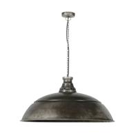 Livin24 Industriële Hanglamp Harley Oud Zilver Ø80