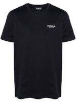 DONDUP t-shirt en coton à logo imprimé - Bleu