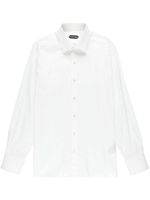 TOM FORD chemise boutonnée à manches longues - Blanc