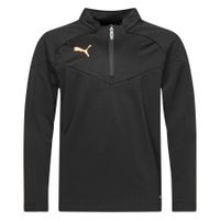 PUMA Trainingsshirt IndividualFINAL Kwartrits - Zwart Kids