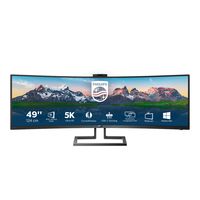 Philips P Line 499P9H/01 computer monitor 124 cm (48.8") 5120 x 1440 Pixels UltraWide Dual Quad HD LCD Zwart