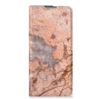 OPPO Find X5 Pro Standcase Marmer Oranje