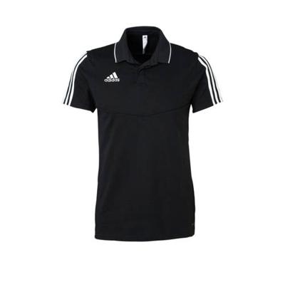 adidas Performance sportpolo Tiro 19 zwart