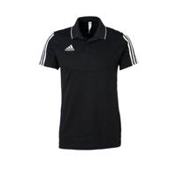 adidas Performance sportpolo Tiro 19 zwart