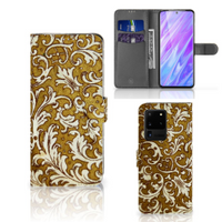 Wallet Case Samsung Galaxy S20 Ultra Barok Goud - thumbnail