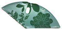 Bls jasbeschermer set lakdoek pastel turkoise flower 28 5 inch slot