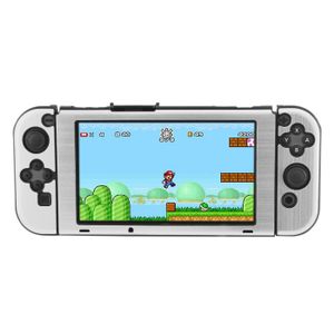 Aluminium Case Cover voor Switch Console en Joy Cons - Beschermhoes Zilver