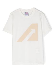 Autry Kids t-shirt en coton à imprimé graphique - Blanc