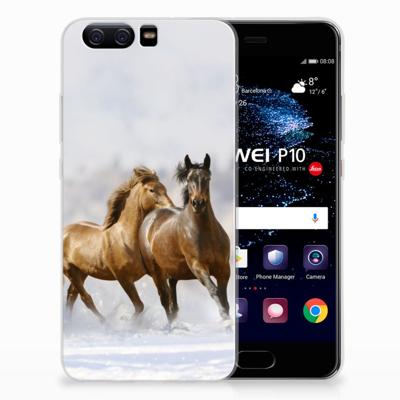 Huawei P10 TPU Hoesje Paarden Huawei P10 TPU Hoesje Paarden