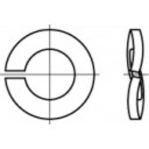 TOOLCRAFT 1060496 Veerring Binnendiameter: 6.1 mm DIN 128 RVS 1000 stuk(s)