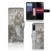 Sony Xperia L4 Bookcase Beton Print - thumbnail