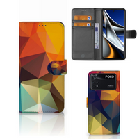 Xiaomi Poco X4 Pro 5G Book Case Polygon Color - thumbnail