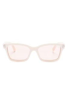 TOM FORD Eyewear lunettes de soleil d'inspiration wayfarer - Blanc