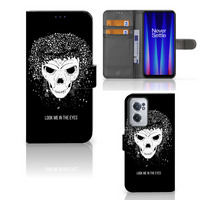 Telefoonhoesje met Naam OnePlus Nord CE 2 Skull Hair