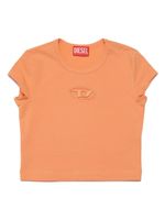 Diesel Kids haut crop Tangie à col rond - Orange