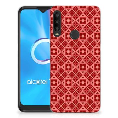 Alcatel 1SE (2020) TPU bumper Batik Rood