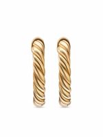 David Yurman créoles Sculpted Cable en or 18ct